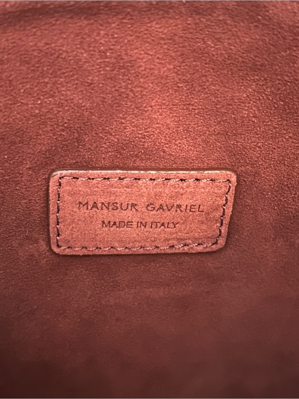 Mansur Gavriel Mini Fortuna Suede Shoulder/Crossbody Bag - Picture 4 of 15